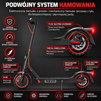 ⚡ REVO Nova – Hulajnoga elektryczna 350 W | Zasięg do 35 km | Akumulator 36 V 7,8 Ah | Opony Honeycomb 8,5"