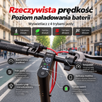 REVO Pulse – Hulajnoga Elektryczna 750 W – Zasięg do 45 km – Bateria 48 V 14 Ah – Opony 9,3″ – 4 Tryby Jazdy